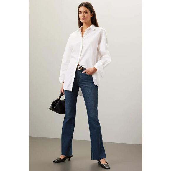 7 FOR ALL MANKIND Women's Bootcut Tailorless Jeans Size 27 In Medium Wash - Picture 14 of 14